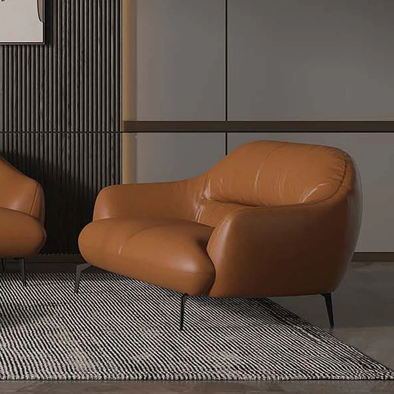 Leonia Loveseat (Cognac) 4 Leonia Loveseat (Cognac) - Image 2