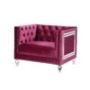 Heibero Chair (Burgundy) 2 Heibero Chair (Burgundy) -Chairs Sales Store LV01402 chair 1