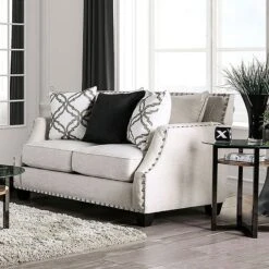 Phoibe Loveseat (Ivory)