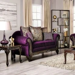 Casilda Loveseat (Purple)