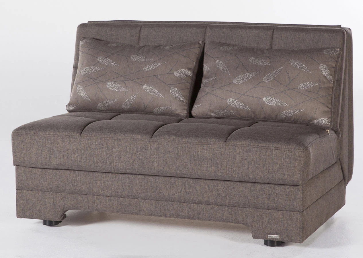 Twist Love Seat Sleeper (Asotral L Brown) 3 Twist Love Seat Sleeper (Asotral L Brown)