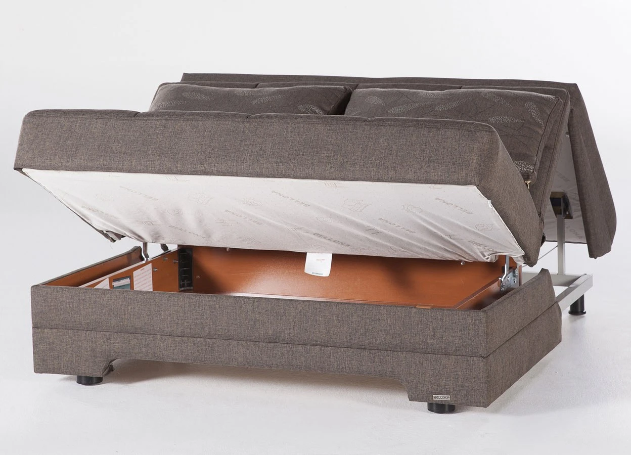 Twist Love Seat Sleeper (Asotral L Brown) 5 Twist Love Seat Sleeper (Asotral L Brown) - Image 3