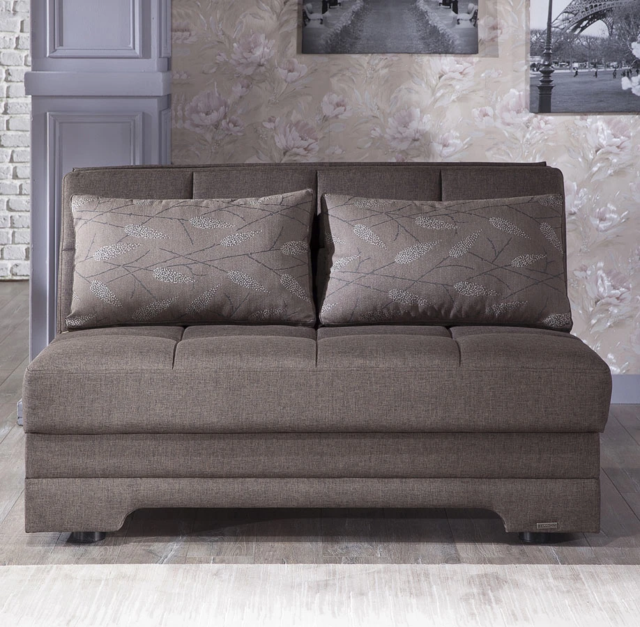 Twist Love Seat Sleeper (Asotral L Brown) 6 Twist Love Seat Sleeper (Asotral L Brown) - Image 4