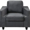 U9055 Chair W/ Cupholders (Bear Gunmetal) -Chairs Sales Store U9055 BEAR GUNMETAL CH