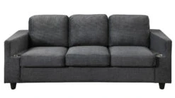 U9055 Sofa W/ Cupholders (Bear Gunmetal)