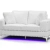 U98 Pure White Loveseat 1 U98 Pure White Loveseat -Chairs Sales Store U98 BLANCHE WHITE LS 1