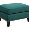 Erica Accent Chair W/ Ottoman (Teal)