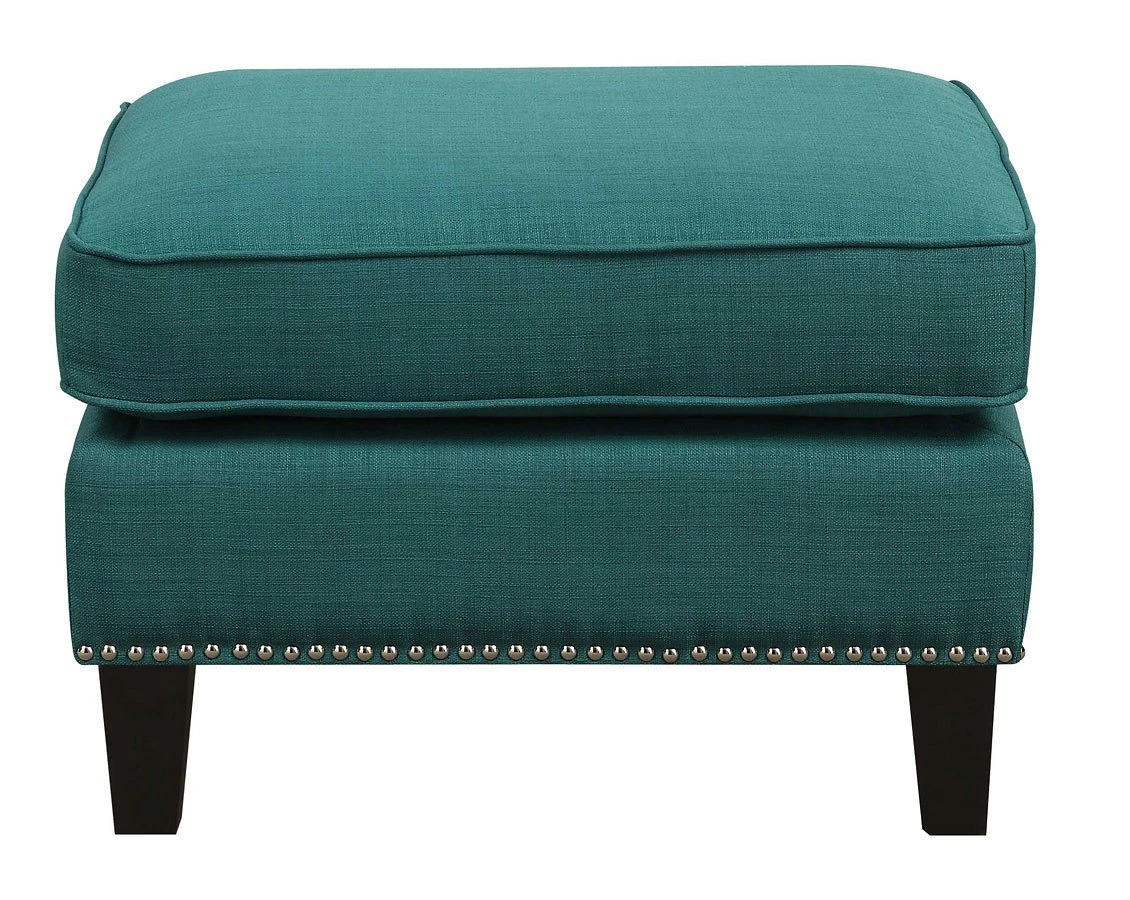 Erica Accent Chair W/ Ottoman (Teal) 7 Erica Accent Chair W/ Ottoman (Teal) - Image 5