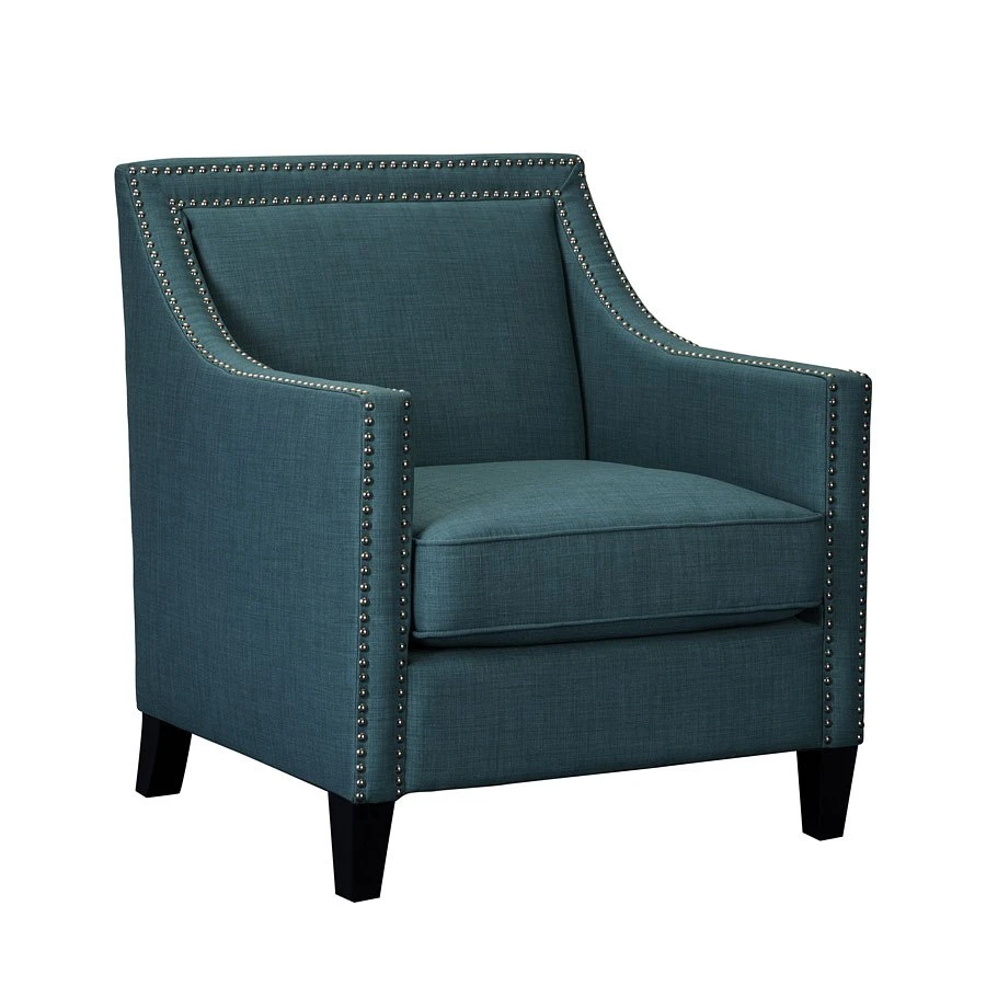 Erica Accent Chair W/ Ottoman (Teal) 5 Erica Accent Chair W/ Ottoman (Teal) - Image 3