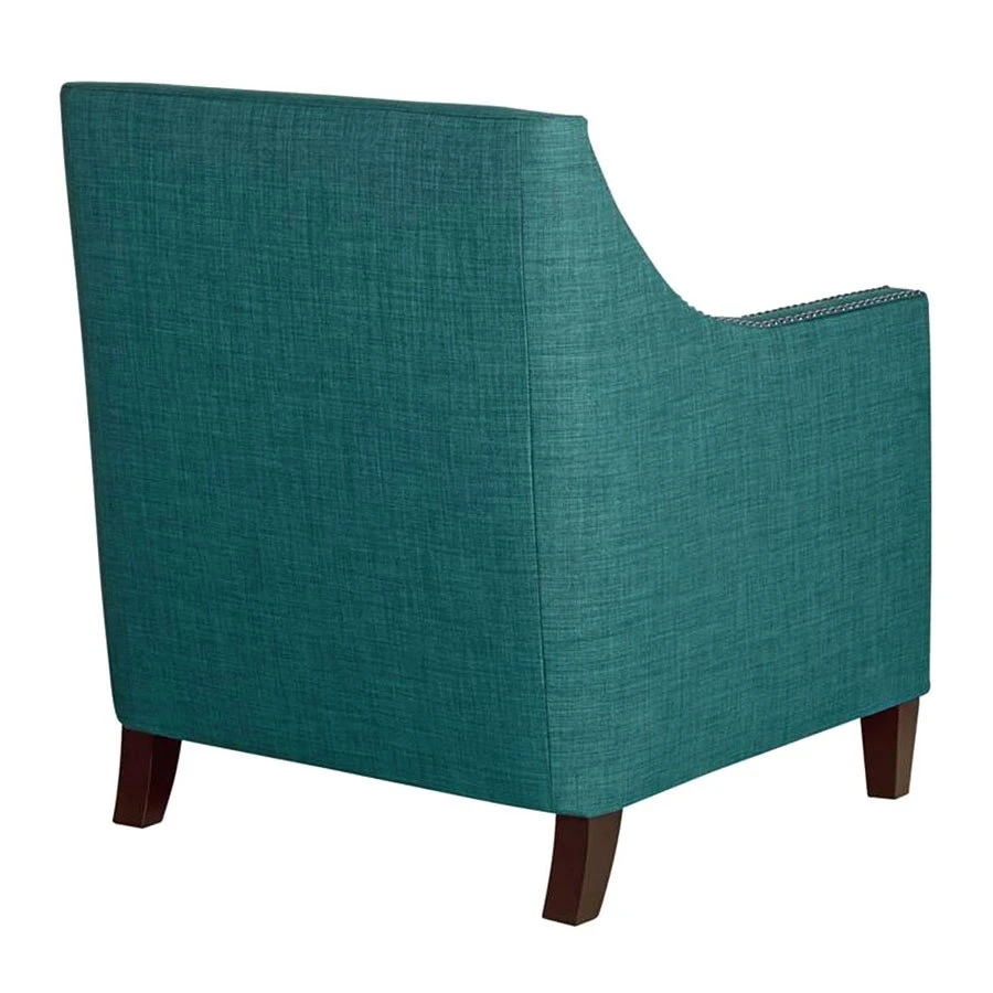 Erica Accent Chair W/ Ottoman (Teal) 6 Erica Accent Chair W/ Ottoman (Teal) - Image 4