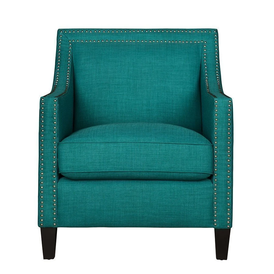 Erica Accent Chair W/ Ottoman (Teal) 9 Erica Accent Chair W/ Ottoman (Teal) - Image 7
