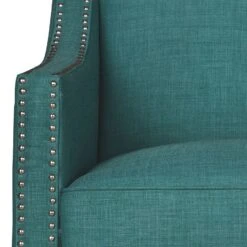 Erica Accent Chair W/ Ottoman (Teal) 28 Erica Accent Chair W/ Ottoman (Teal) -Chairs Sales Store UER087100CA chair 6