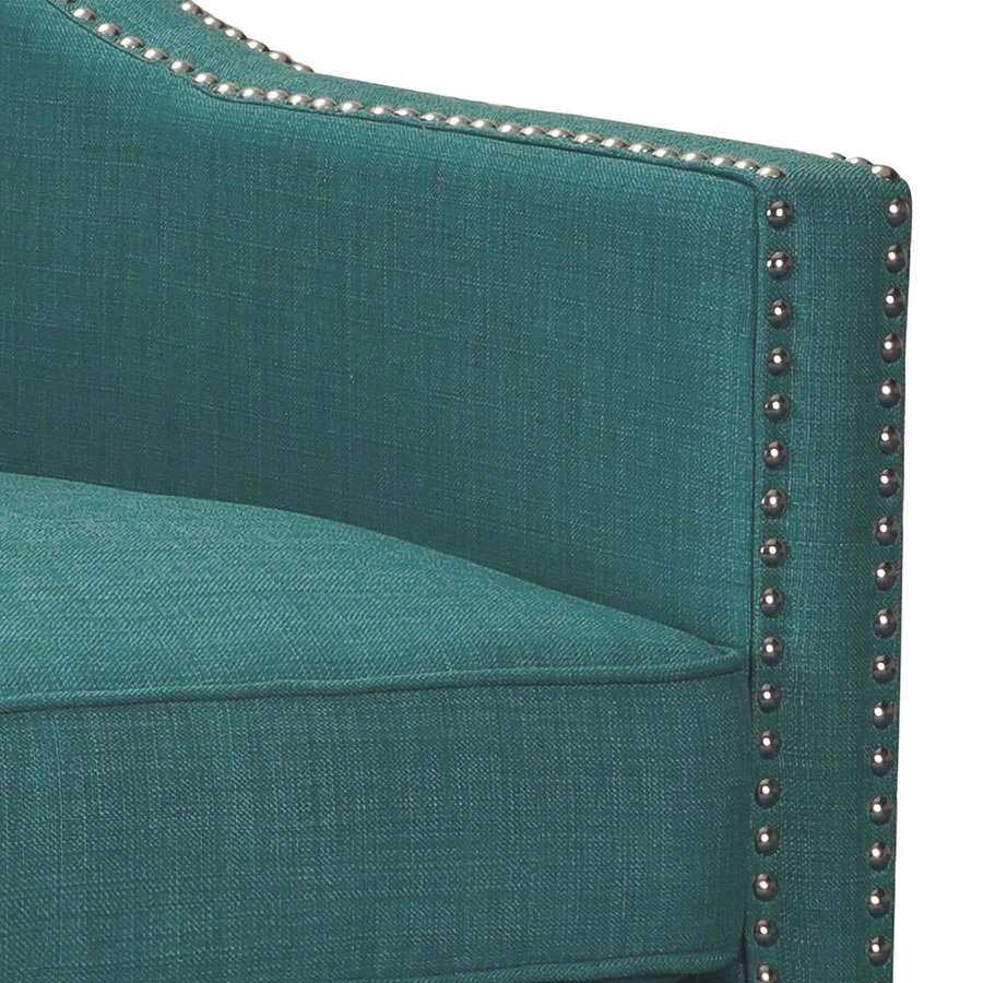 Erica Accent Chair W/ Ottoman (Teal) 15 Erica Accent Chair W/ Ottoman (Teal) - Image 13