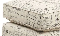 Erica Accent Chair W/ Ottoman (French Script) 21 Erica Accent Chair W/ Ottoman (French Script) -Chairs Sales Store UER636000CA ottoman 3