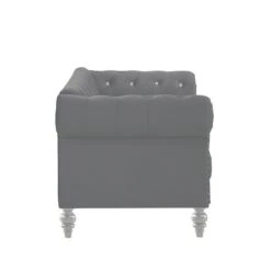 Emma Crystal Loveseat (Gray) -Chairs Sales Store UKD13 20 GRYC loveseat 3