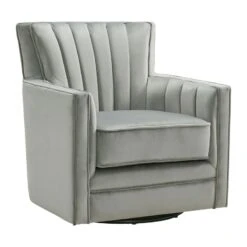 Loden Swivel Chair (Gun Metal)