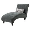 Twain Chaise (Gray) -Chairs Sales Store UTW212110 chaise 1