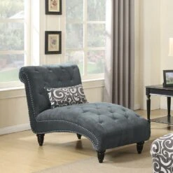 Twain Chaise (Gray) 7 Twain Chaise (Gray) -Chairs Sales Store UTW212110 chaise 3