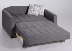 Valerie Love Seat Sleeper (Diego Gray) -Chairs Sales Store VALERIE 6227D LS loveseat 2