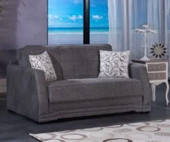 Valerie Love Seat Sleeper (Diego Gray) -Chairs Sales Store VALERIE 6227D LS loveseat 4