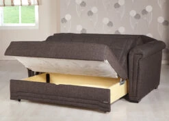 Victoria Love Seat Sleeper (Andre Dark Brown) -Chairs Sales Store VICTORIA 0632D LS loveseat 4