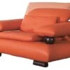 410 Orange Leather Chair -Chairs Sales Store i905 chair 1
