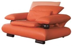 410 Orange Leather Chair